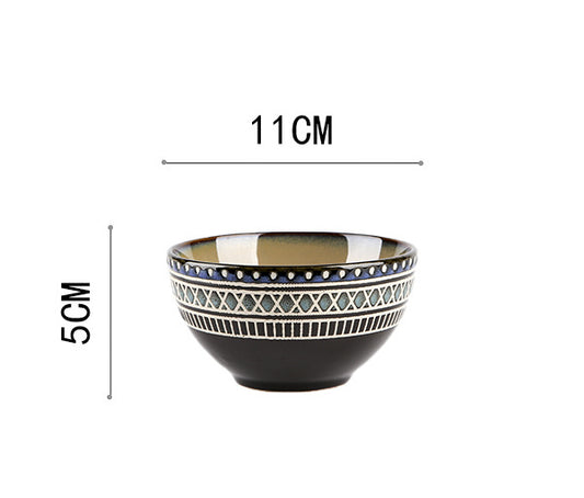 Bohemia Series European Ceramic Tableware | Hand-Painted, 9 Styles