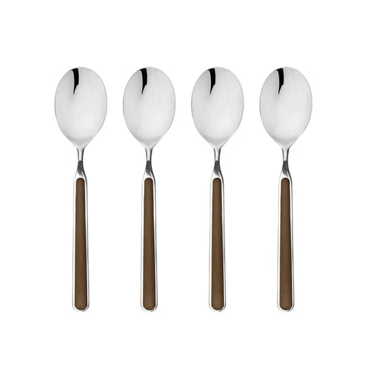 The Perfect Espresso Experience Enhance Your Moments with the 4 Piece Fantasia Tobacco Espresso Spoons