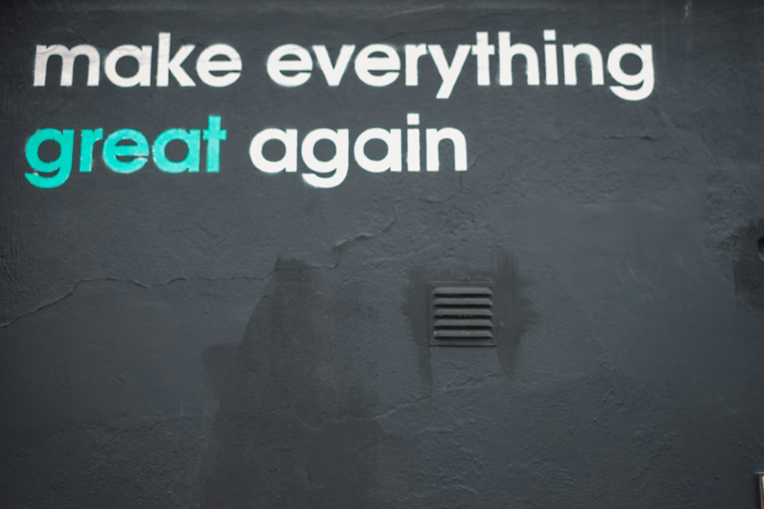 make everything great again text