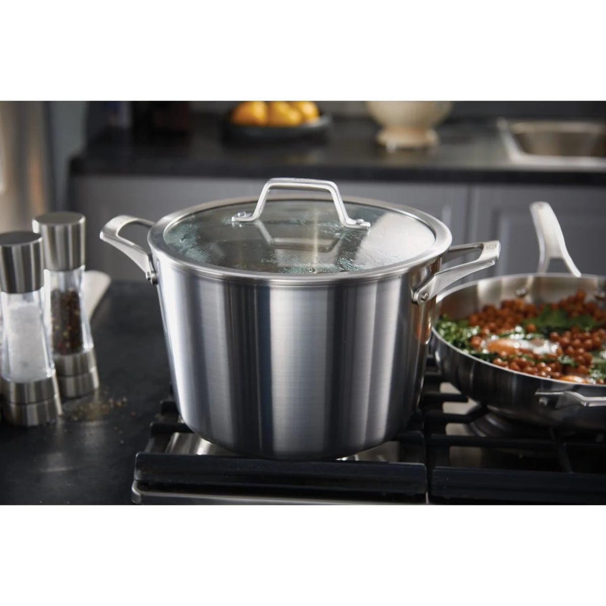 Calphalon Premier Stainless Steel Cookware Set, 11-Piece Set