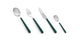 20 Pcs Set Fantasia Ice Oro Forrest Green Flatware Set