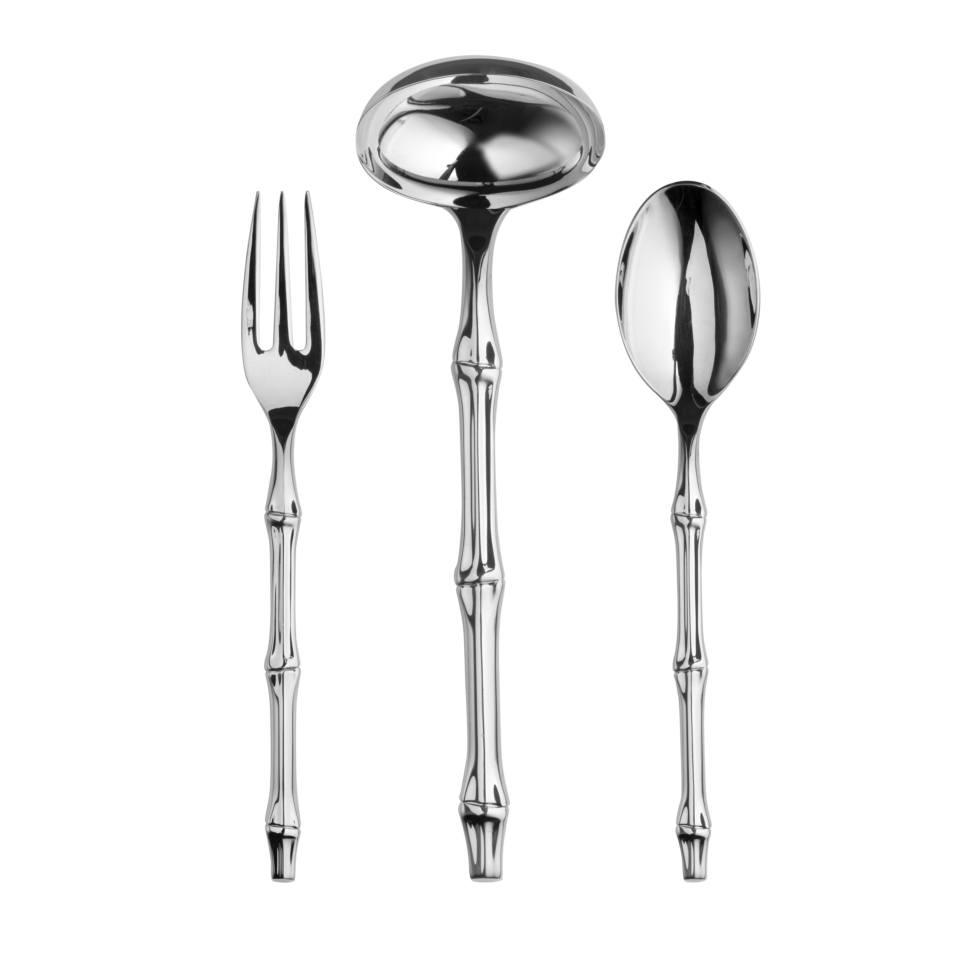 Mepra Bali Serving Set - Mirror | 2, 3 & 7 Piece Options
