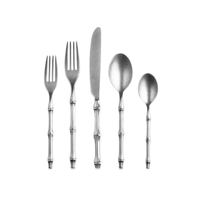 Mepra Bali Pewter Flatware Set | 5 & 20 Piece