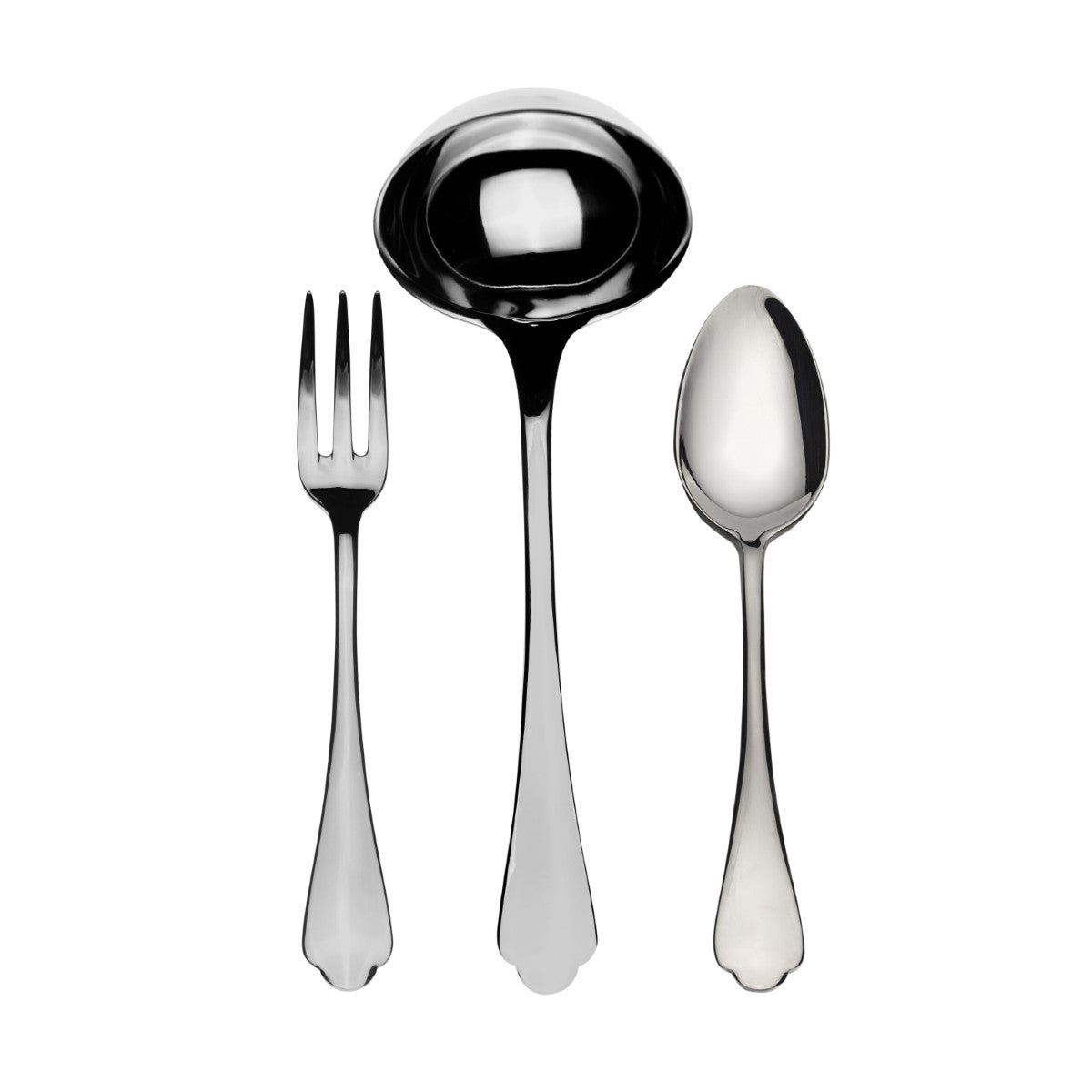 3 Pcs Serving Set (Fork Spoon And Ladle) Dolce Vita
