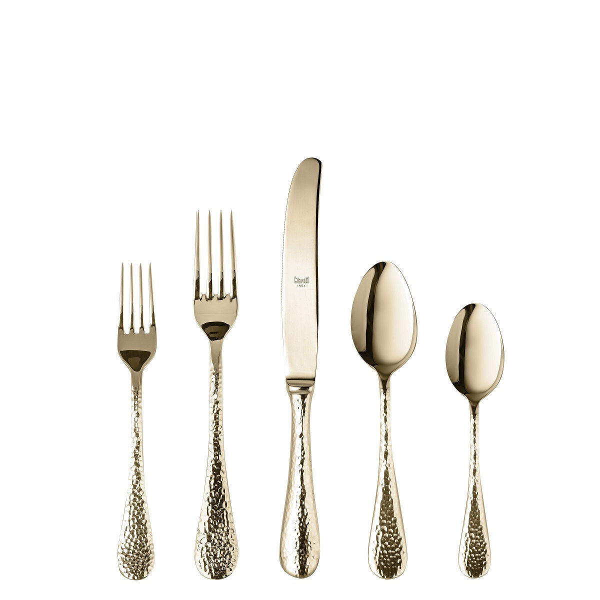 20 Pcs Set Epoque Pewter Champagne Flatware Set