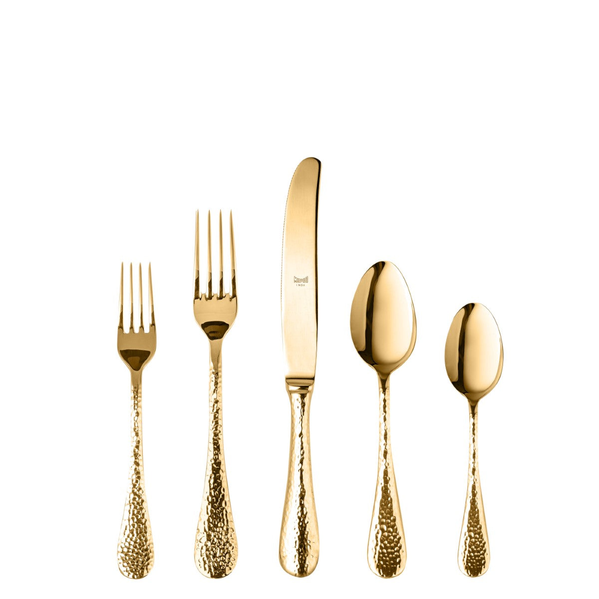 5 Piece Place Setting Epoque Oro Flatware Set