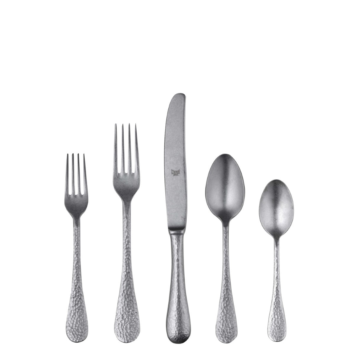 20 Pcs Place Setting Epoque Pewter Flatware Set