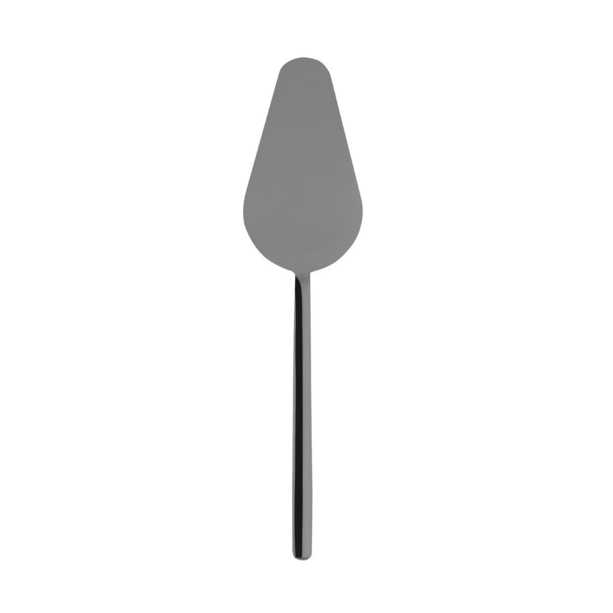 Gray Cake server on a white background
