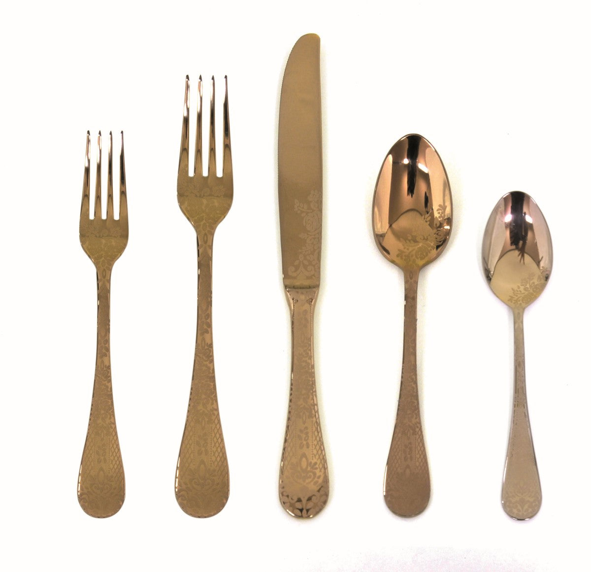20 Piece Set Coccodrillo Bronzo Flatware Set