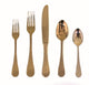 20 Piece Set Coccodrillo Bronzo Flatware Set