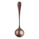Bronze spoon on a white background