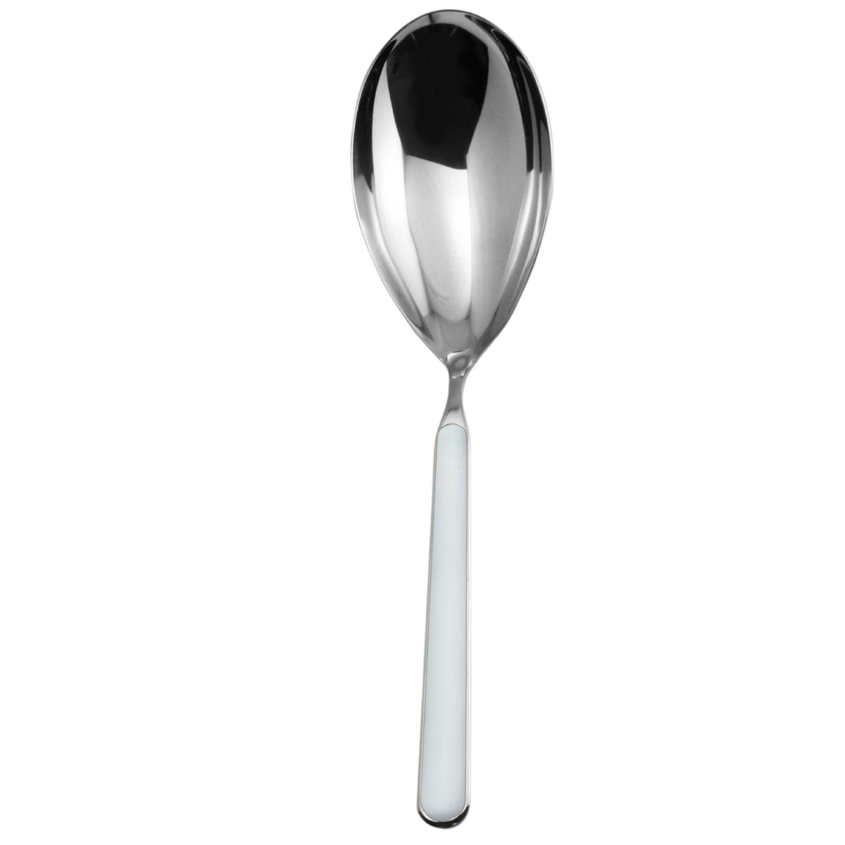 Mepra Silver spoon on a white background