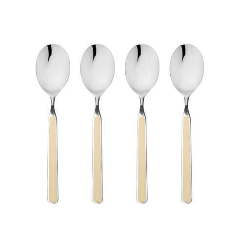 Mepra Fantasia Sesame American Coffee Spoons, Set of 4 | Italian 18/10 Stainless Steel