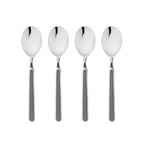 Mepra Fantasia Vicuna American Coffee Spoons, Set of 4 | Italian 18/10 Stainless Steel