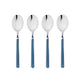 Mepra Fantasia Sugar Paper American Coffee Spoons, Set of 4 | Italian 18/10 Stainless Steel