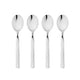Mepra Fantasia China American Coffee Spoons, Set of 4 | Italian 18/10 Stainless Steel