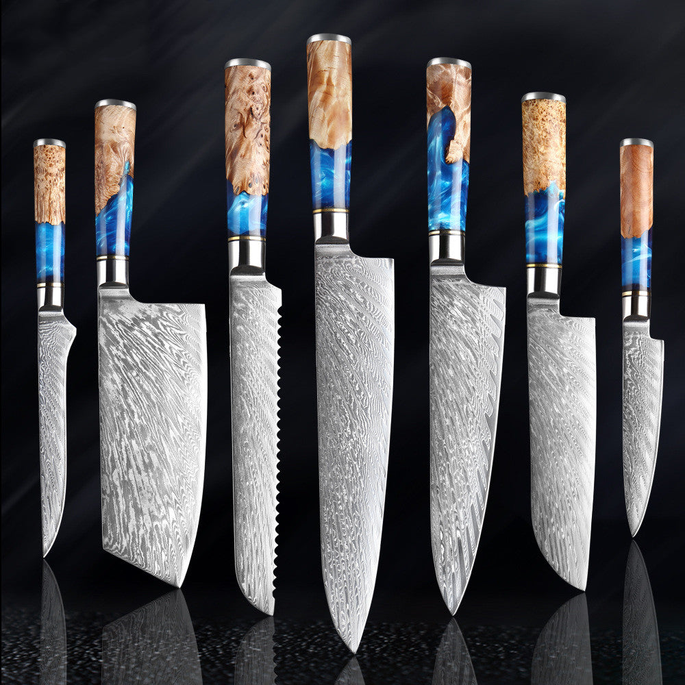 Stainless Steel Kitchen Knife Set: Multipurpose Chef Knife and Heavy Duty Meat Chopper