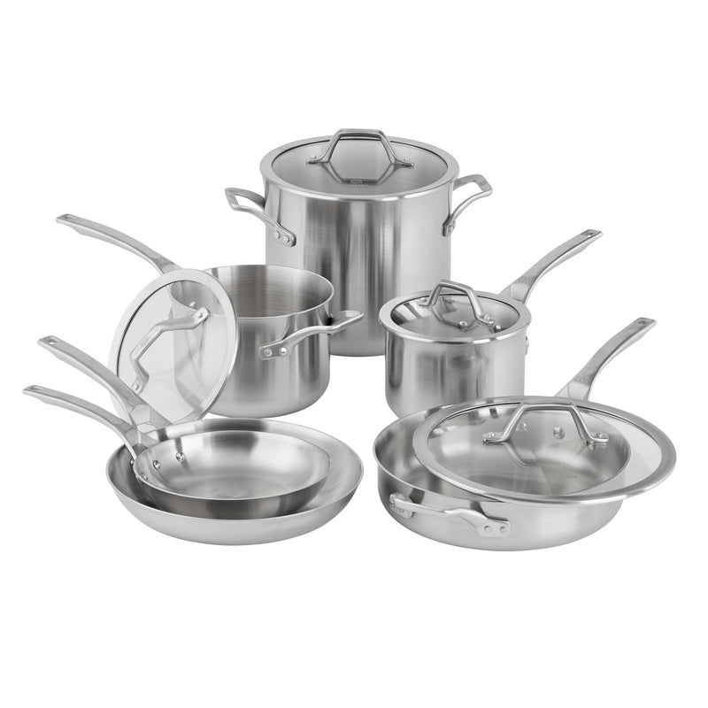 Calphalon Signature 5-Ply 10-Piece Stainless Steel Cookware Set