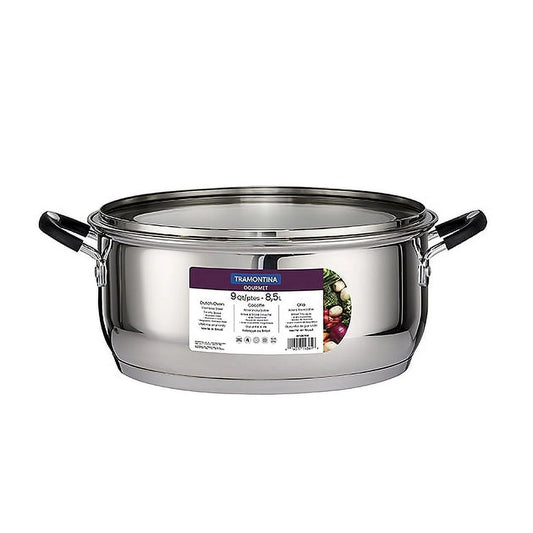 Tramontina Gourmet 9 Quart Stainless Steel Dutch Oven