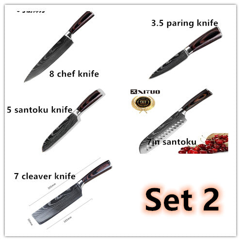 Carpenter's Special Multipiece Chef Kitchen Knife sets