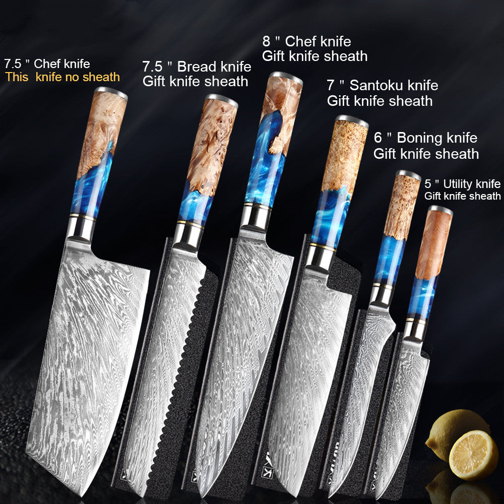 Stainless Steel Kitchen Knife Set: Multipurpose Chef Knife and Heavy Duty Meat Chopper