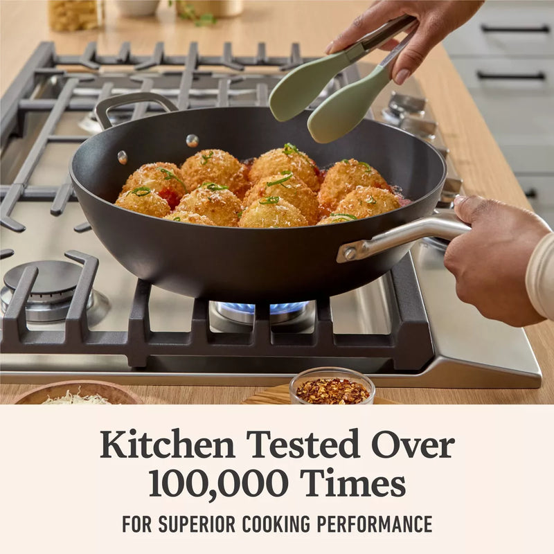 Calphalon 12" Hard Anodized Nonstick Jumbo Fry Pan with Lid