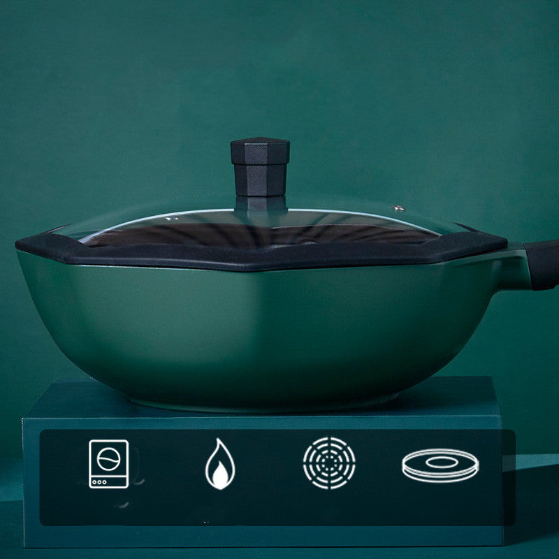 Star Anise non-stick wok pan