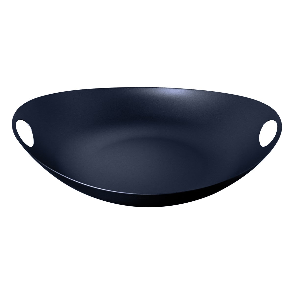 Black Centerpiece with two handles on a white background