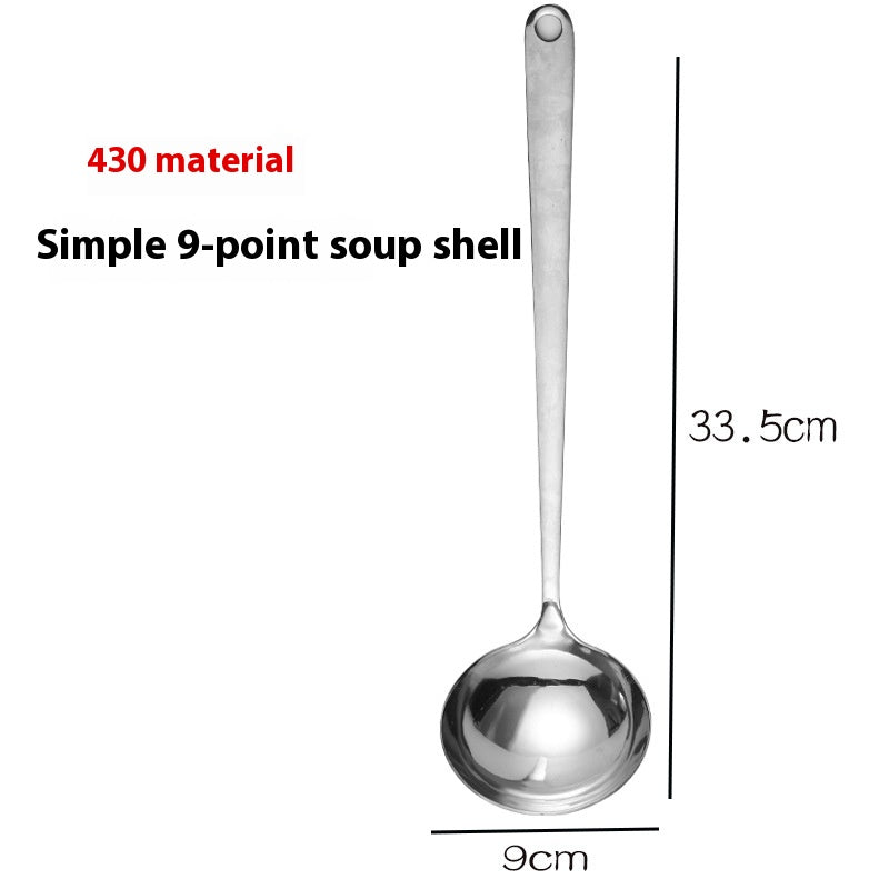 Stainless Steel Soup Ladle and Colander