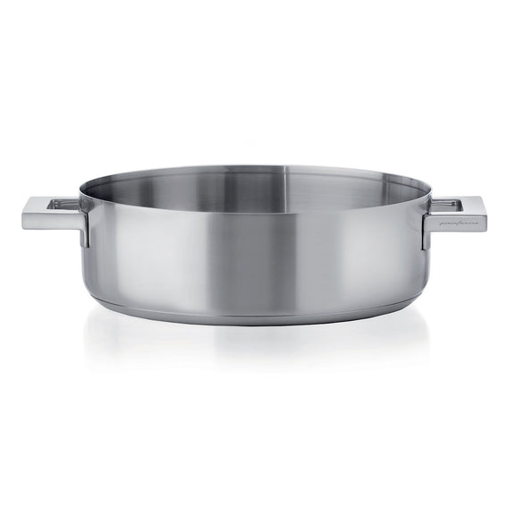 Mepra Stainless steel pot with handles on a white background