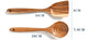 Teak Wood Ladle Turner Colander Soup Tools