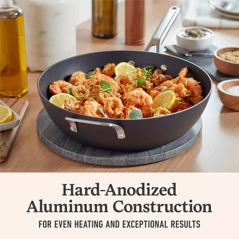 Calphalon 12" Hard Anodized Nonstick Jumbo Fry Pan with Lid