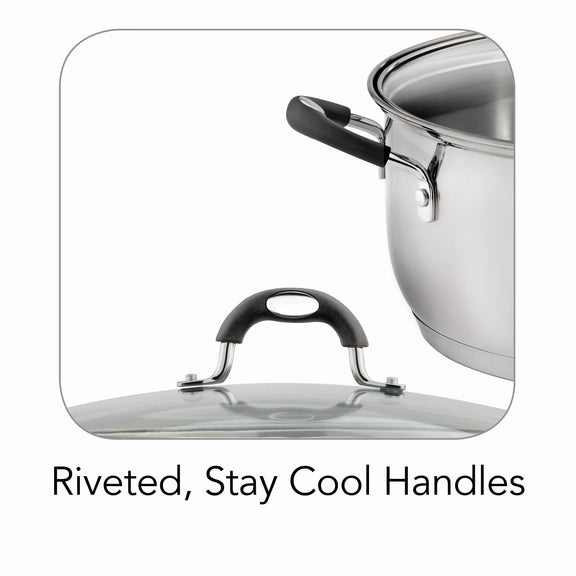 Tramontina Gourmet 9 Quart Stainless Steel Dutch Oven