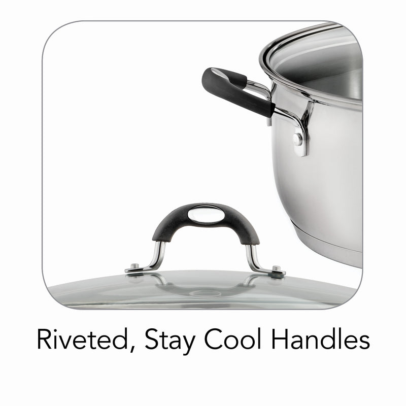 Tramontina Gourmet 9 Quart Stainless Steel Dutch Oven