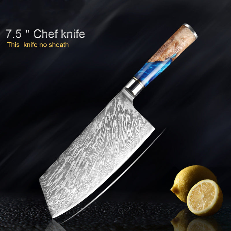 Stainless Steel Kitchen Knife Set: Multipurpose Chef Knife and Heavy Duty Meat Chopper