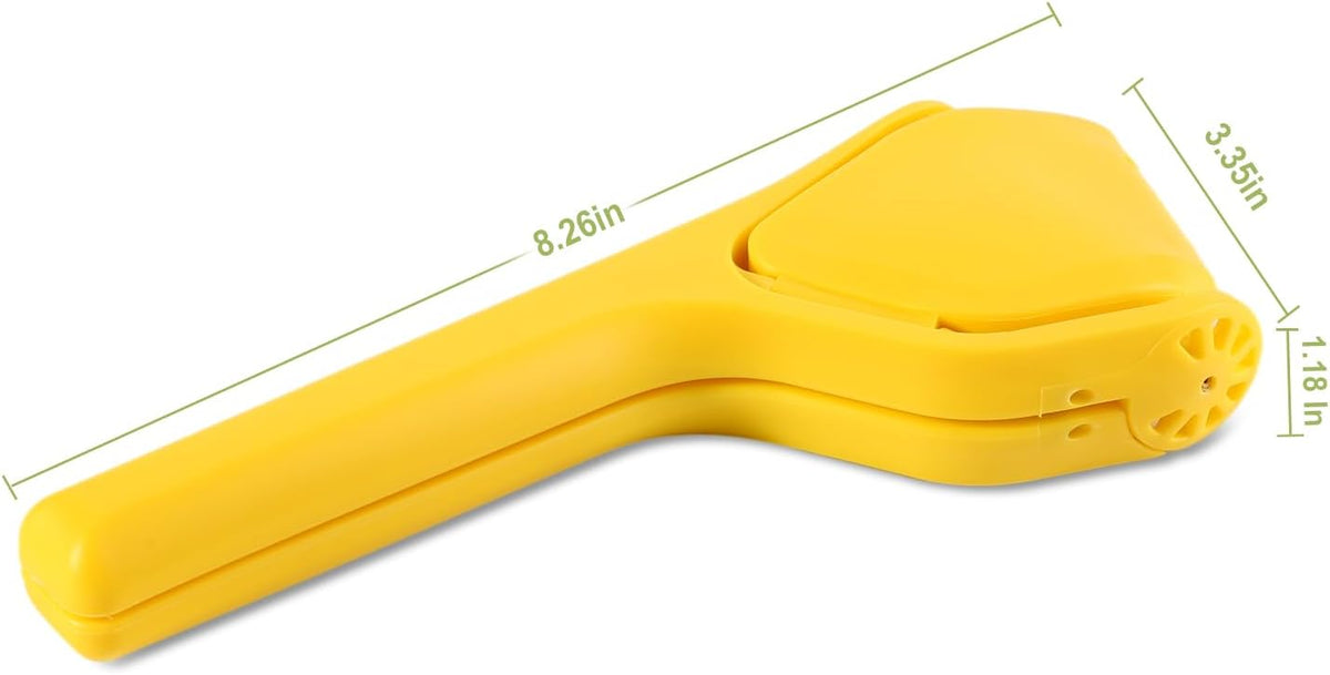 Flat Folding Lemon Squeezer - Effortless Manual Citrus Juicer Hand Press for Lemons, Limes & Oranges