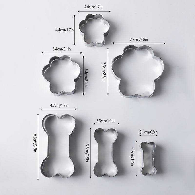 Premium Stainless Steel Animal-Shaped Cookie Cutter Sets