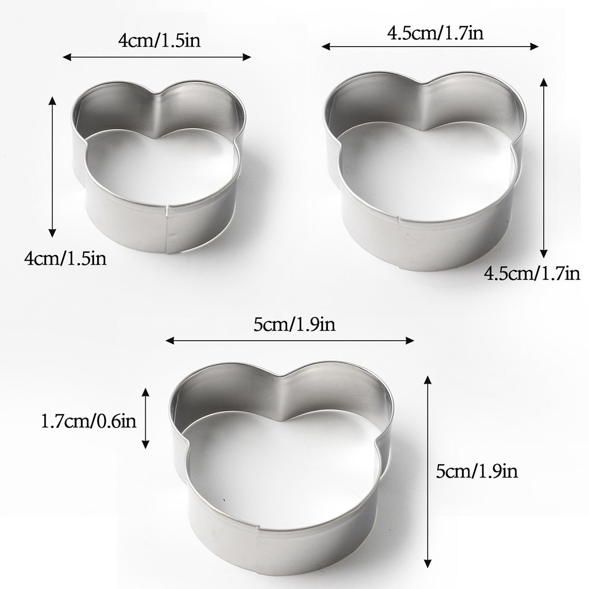 Premium Stainless Steel Animal-Shaped Cookie Cutter Sets