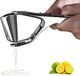 AUAM Stainless Steel Lemon & Lime Squeezer - Fold-Flat Manual Citrus Hand Juicer