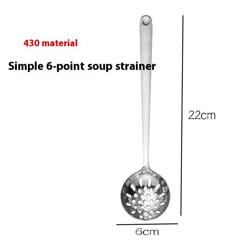 Stainless Steel Soup Ladle and Colander