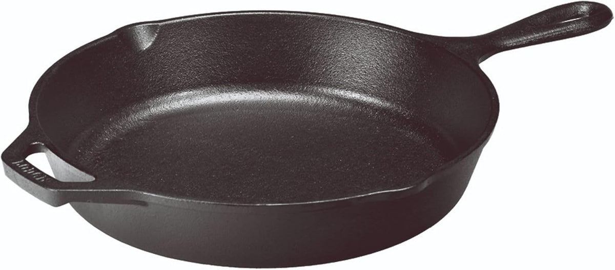 10.25 Inch Pre-Seasoned Cast Iron Skillet | Non-Toxic, PFAS-Free Frying Pan for Oven, Stove & Grill