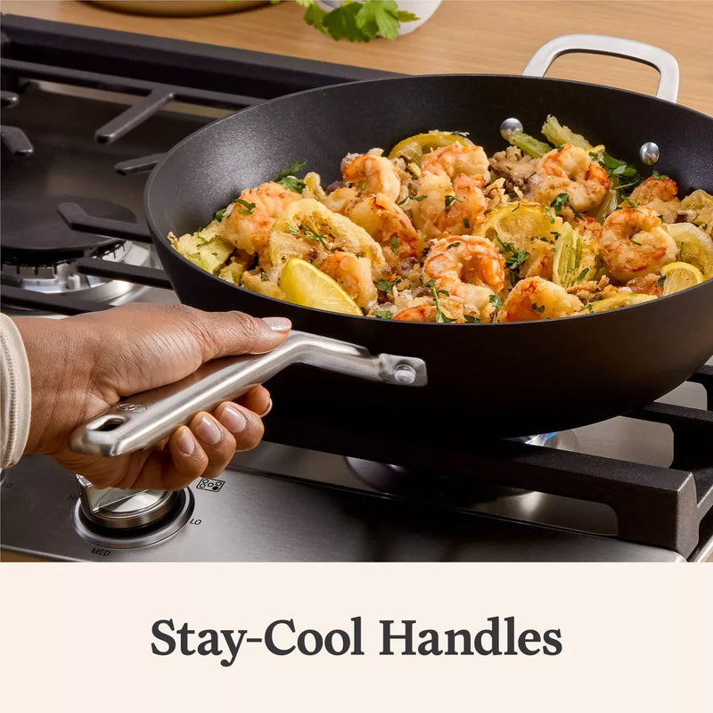 Calphalon 12" Hard Anodized Nonstick Jumbo Fry Pan with Lid