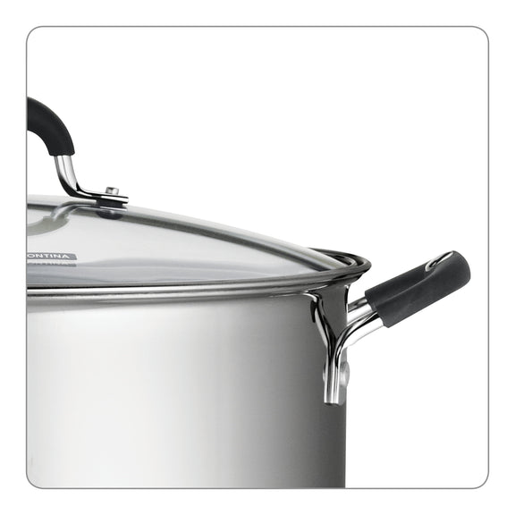 Tramontina 22 Quart Stainless Steel Covered Stock Pot