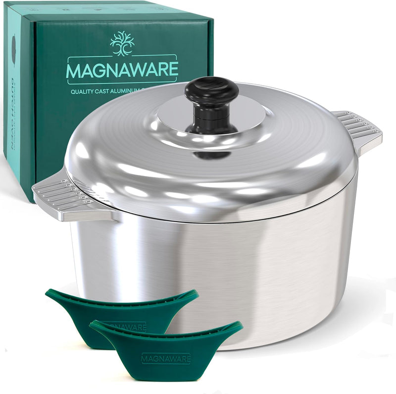 Magnaware 5-Quart Round Aluminum Dutch Oven with Lid
