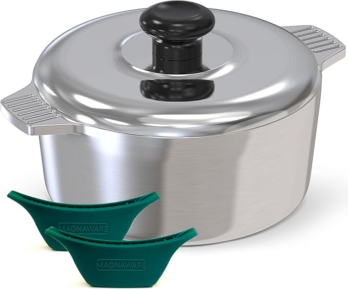 Magnaware 3 Quarts Round Dutch Oven with Lid