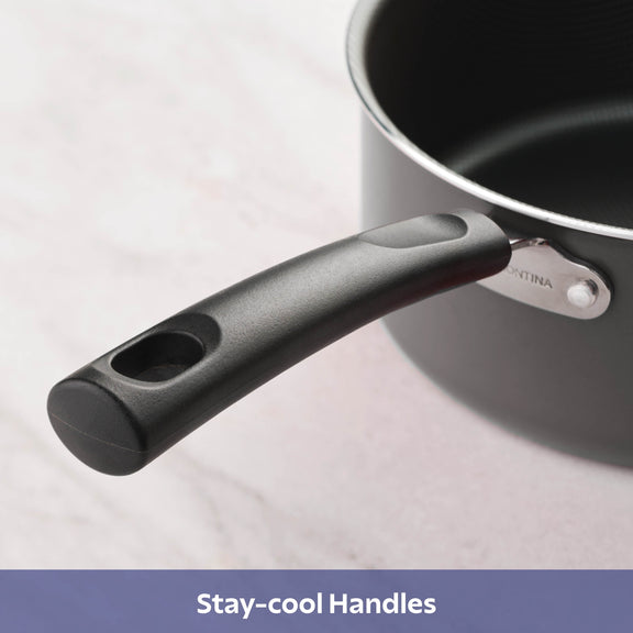 Tramontina  18 Piece Non-Stick Cookware Set, Steel Gray