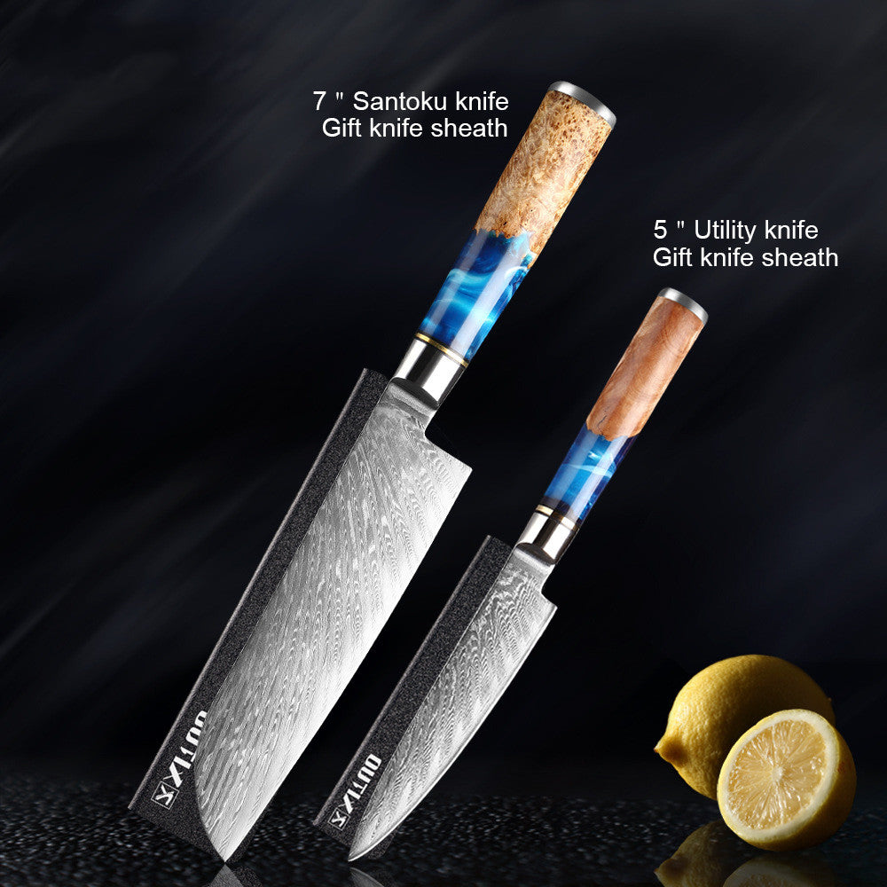 Stainless Steel Kitchen Knife Set: Multipurpose Chef Knife and Heavy Duty Meat Chopper