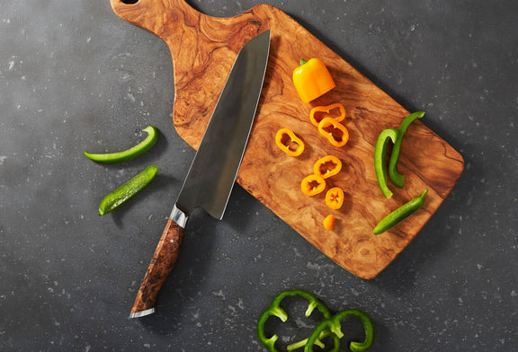 STEELPORT 8-Inch Carbon Steel Chef Knife