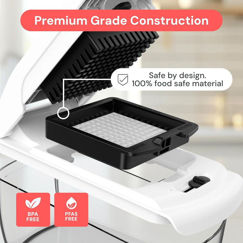 Fullstar Pro 4-in-1 Vegetable Chopper, Onion Dicer & Food Spiralizer with Container