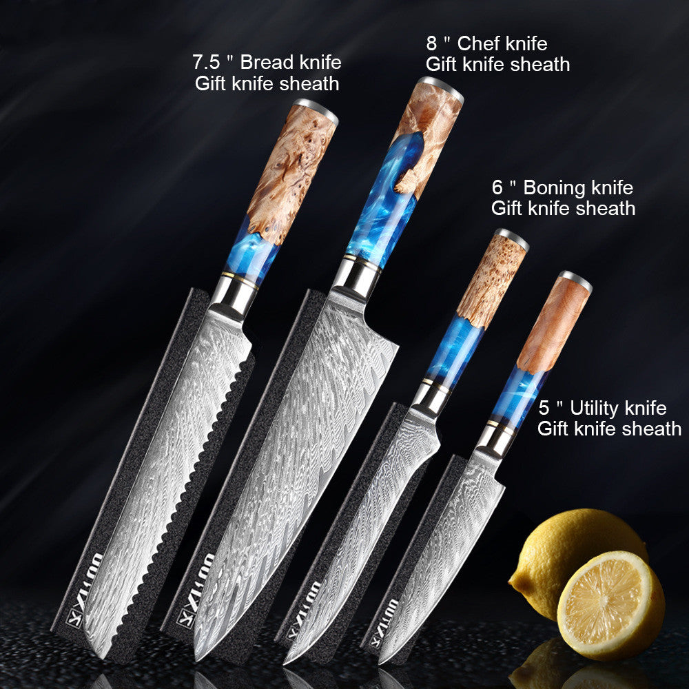 Stainless Steel Kitchen Knife Set: Multipurpose Chef Knife and Heavy Duty Meat Chopper